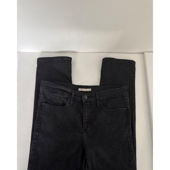 Indie Sleaze Levi’s 312 Jeans Black W30 L30 Slim Mid Rise Stretch Classic Rebel - Picture 13 of 16